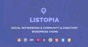 Listopia – Verzeichnis, Gemeinschaft WordPress Template