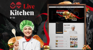 Livekitchen | Restaurant Cafe WordPress-Template