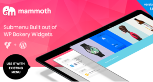 Mammut-Untermenü für WPBakery Page Builder (ehemals Visual Composer)