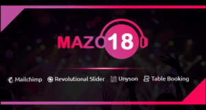 Mazo18-Nachtclub-WordPress-Vorlage