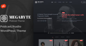 Megabyte – Podcast / Audio-WordPress-Vorlage