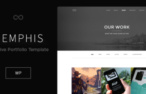 Memphis – Minimales Creative WordPress Vorlage