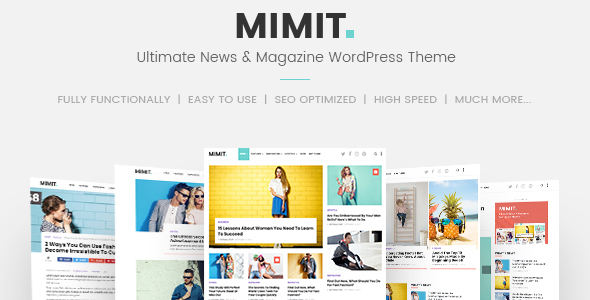 Mimit – Ultimate News & Magazine WordPress Vorlage