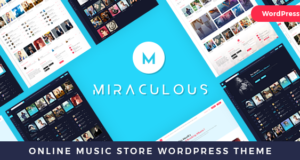 Miraculous – Online Music Store WordPress-Template