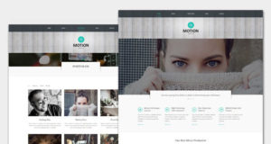 Motion – Film und Film WordPress Layout