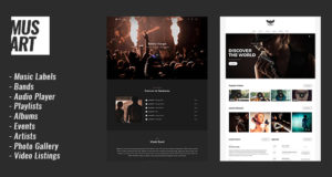 Musart – Musiklabel und Künstler WordPress Vorlage