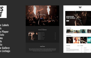 Musart – Musiklabel und Künstler WordPress Vorlage