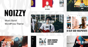 Noizzy – Musik-Band-WordPress-Layout