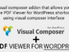 PDF Viewer für WordPress Visual Composer Addon