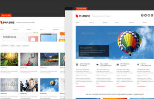 Phasire – Business und Portfolio WordPress Layout