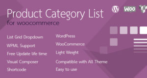 Produktkategorienliste für WooCommerce