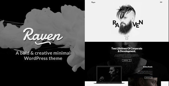 Rabe - Minimales WordPress-Template