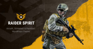 Raider Spirit | Airsoft Club & Paintball-WordPress-Template