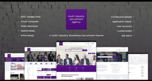 Recruitment Agency – Responsives WordPress-Template für mehrere Branchen
