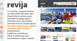 Revija – Blog / Magazin-WordPress-Vorlage