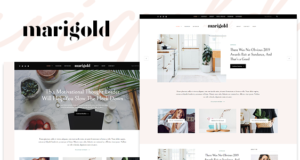 Ringelblume – Ein WordPress Blog & Shop Template