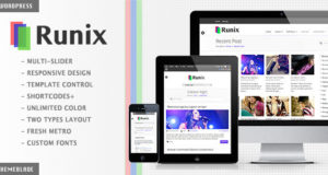Runix – Business Responsive WordPress Layout