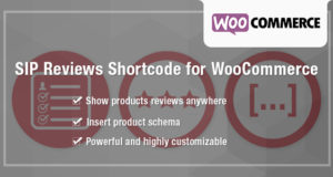 SIP Reviews Kurzcode für WooCommerce