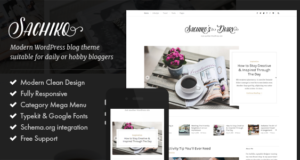 Sachiko – Responsive WordPress Blog Vorlage