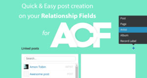 Schnelle und einfache Beitragserstellung für ACF Relationship Fields PRO