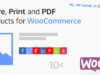 Share, Print und PDF-Produkte für WooCommerce