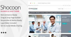 Shocoon – Responsive Business & Shop WP Vorlage