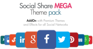 Social Share Mega Layout Pack – WordPress