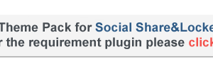 Social Share & Locker Pro Template Pack (W & B)