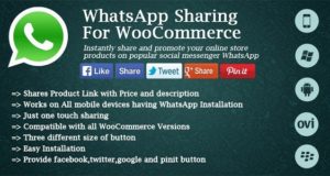Social & WhatsApp Sharing für WooCommerce