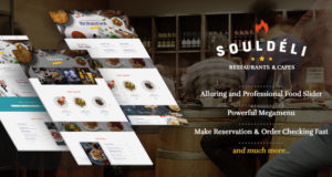 Souldeli – WordPress-Template für Restaurants und Cafés