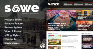Sowe – Future Magazine WordPress Layout