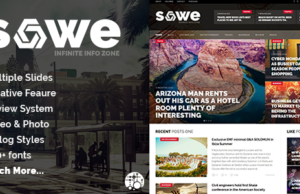 Sowe – Future Magazine WordPress Layout