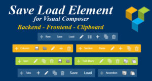 Speichern Sie das Ladeelement für Visual Composer
