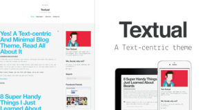 Text – Ein textzentriertes WordPress-Blogdesign