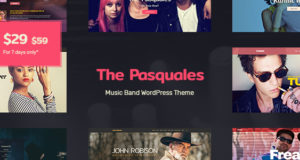 The Pasquales – Musikband, DJ und Künstler WP Vorlage
