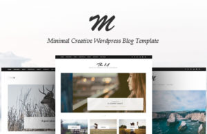 TheM – Minimal Creative WordPress Blog Template
