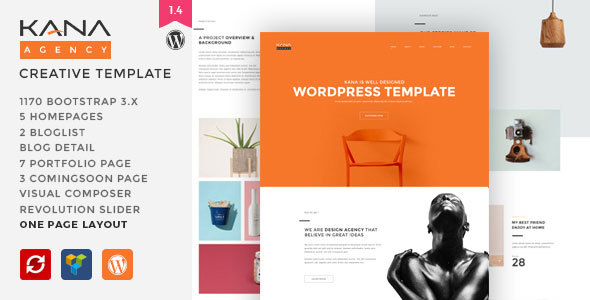 Kana - Kreativagentur WordPress Theme