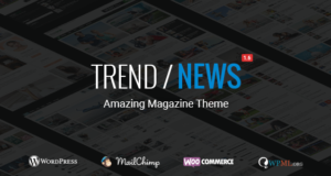 Trend / Nachrichten – Responsive Magazine Vorlage