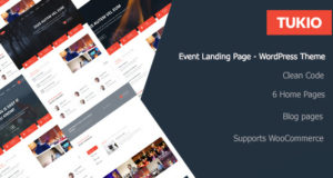 Tukio | WordPress-Template für die Zielseite