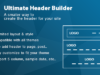 Ultimate Header Builder - Addon WPBakery Page Builder (früher Visual Composer)