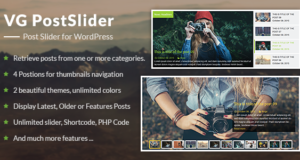 VG PostSlider – Post Slider für WordPress