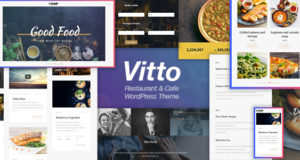 Vitto – Restaurant & Café WordPress-Layout