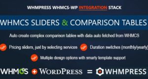 WHMCS-Preisschieberegler und Vergleichstabellen – WHMpress Addon