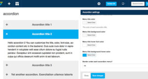 WPBakery Page Builder (früher Visual Composer) Add-on – CSS3-Akkordeon