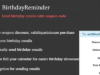 WooCommerce BirthdayReminder