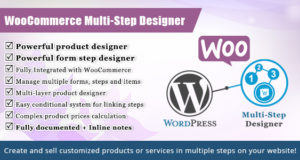 WooCommerce Multistep Form & Product Designer