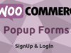 WooCommerce Popup-Anmelde- und Anmeldeformulare