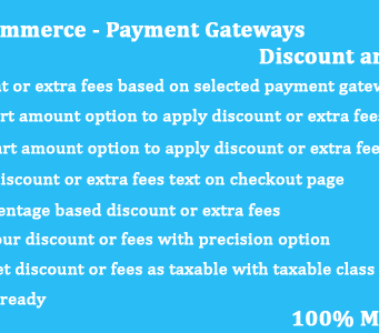 WooCommerce – Rabatt und Gebühren für Zahlungsgateways