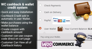 Woocommerce Cashback + Guthaben-System