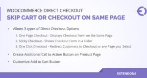 Woocommerce Direct Checkout, Warenkorb / Checkout auf derselben Seite